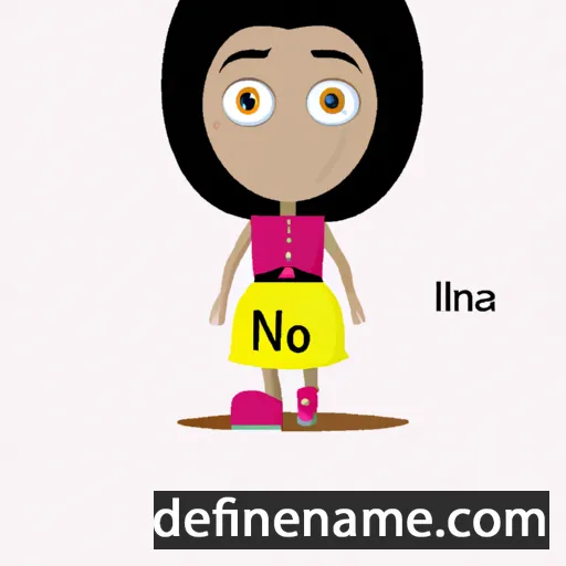 cartoon of the name Nioma