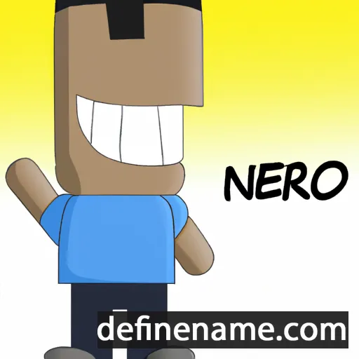 cartoon of the name Nireo