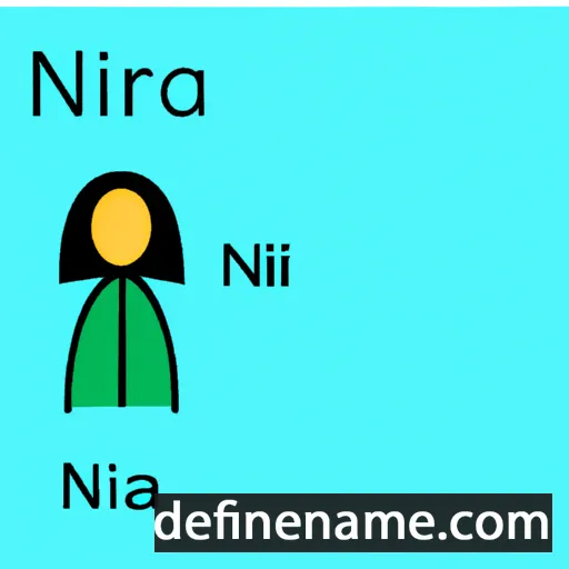 cartoon of the name Nirìa