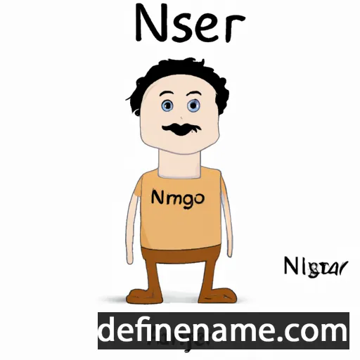 cartoon of the name Nisar