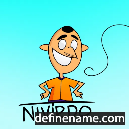 cartoon of the name Nivardo