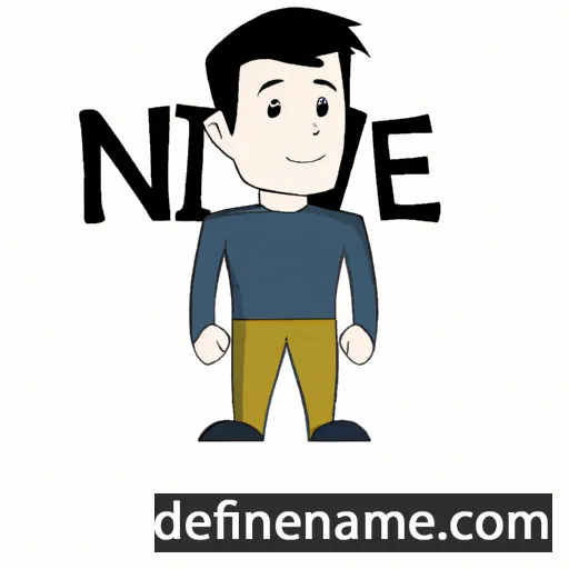 cartoon of the name Nive