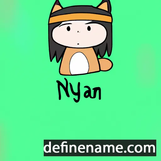 cartoon of the name Niyan