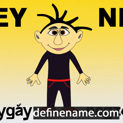 cartoon of the name Niyazbek