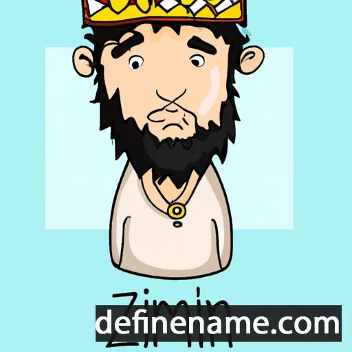 cartoon of the name Nizami