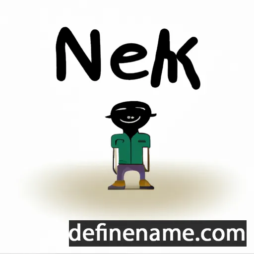 cartoon of the name Nkem