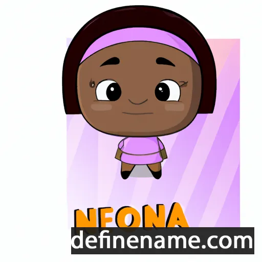 cartoon of the name Nkeoma