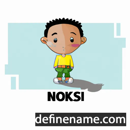 cartoon of the name Nkosi