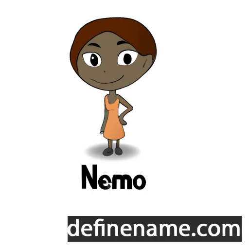 cartoon of the name Nneoma