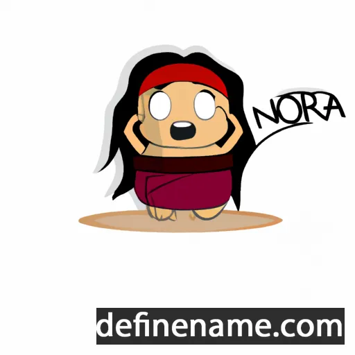 cartoon of the name Noʻoroa