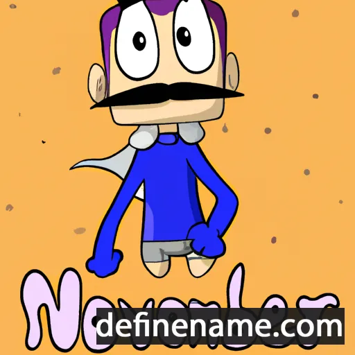 cartoon of the name Nóvember