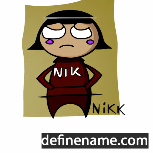 cartoon of the name Nǫkkvi