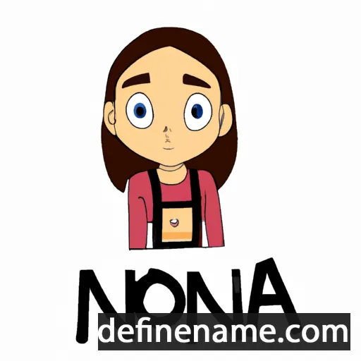 cartoon of the name Noanna