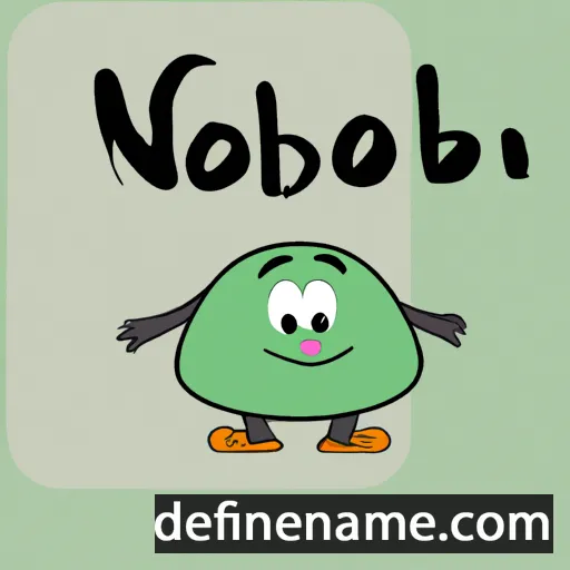 cartoon of the name Nobbi