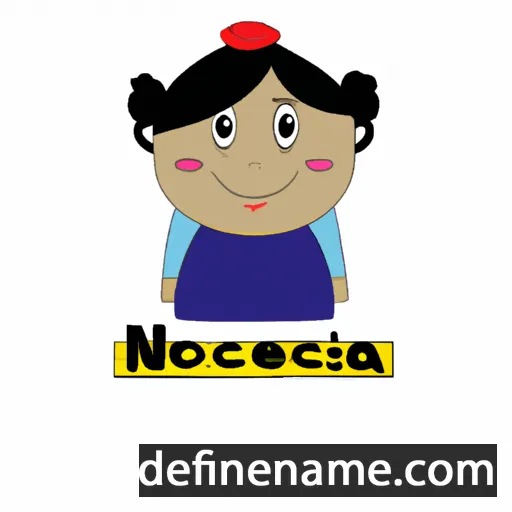 cartoon of the name Nocencia