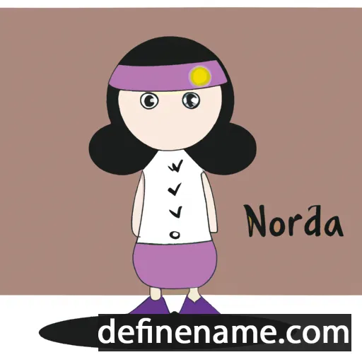 Nodira cartoon