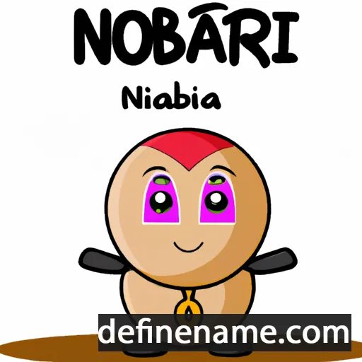 cartoon of the name Nodirabibi