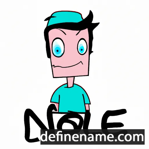 cartoon of the name Noë