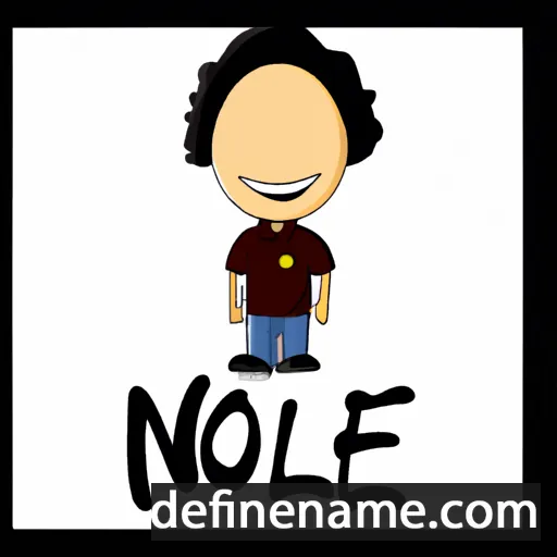 cartoon of the name Noeh