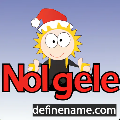 cartoon of the name Noelaig