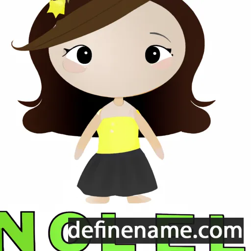 cartoon of the name Noeli