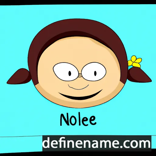 cartoon of the name Noeline