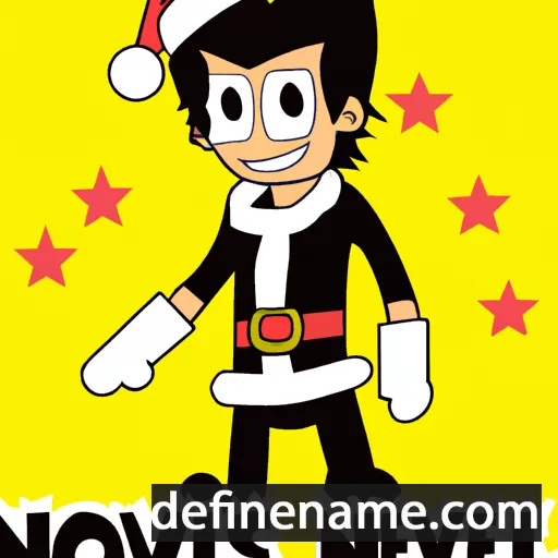 cartoon of the name Noelvis