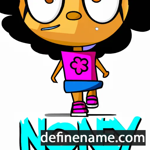 cartoon of the name Noemy