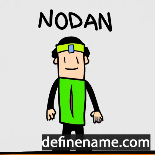 cartoon of the name Noerdin