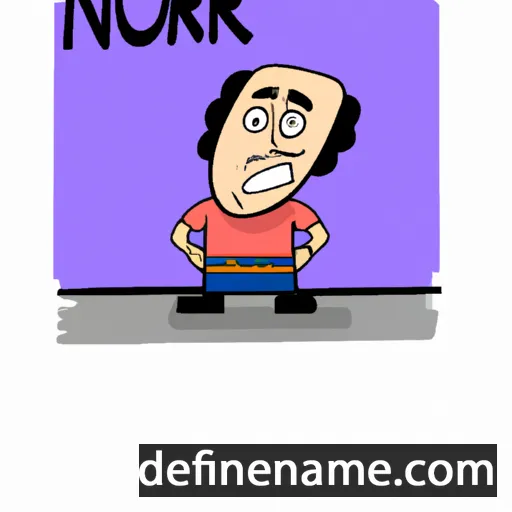 cartoon of the name Nofar