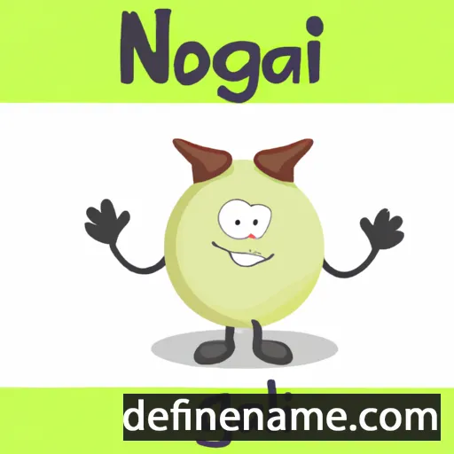 cartoon of the name Nogali