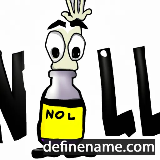 cartoon of the name Noil