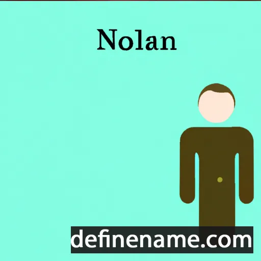 cartoon of the name Nolann