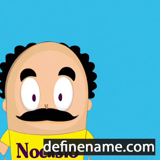 cartoon of the name Nolasco