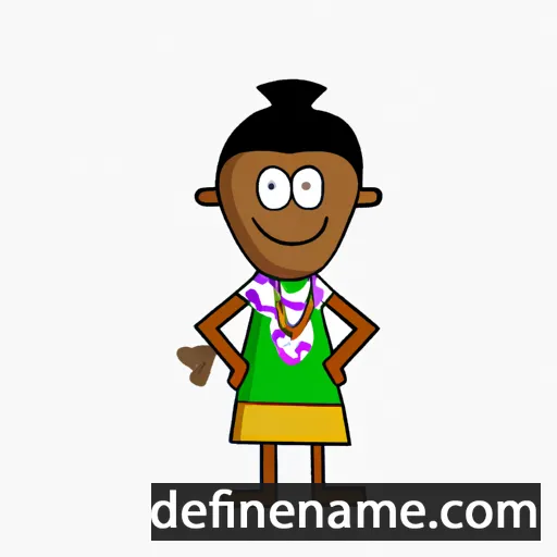 cartoon of the name Nombali