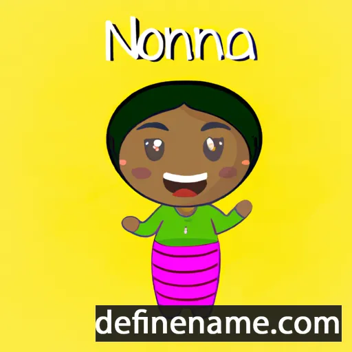 cartoon of the name Nomvula