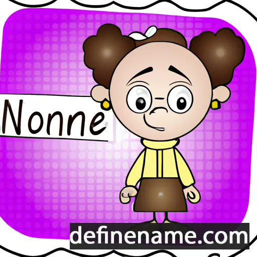 Nonnie cartoon