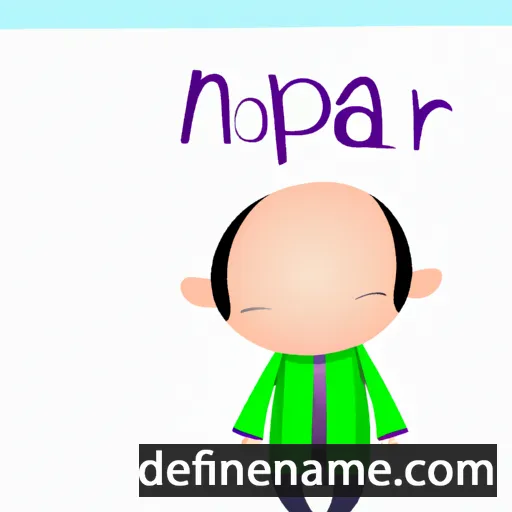 cartoon of the name Nophar