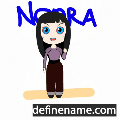 cartoon of the name Norea