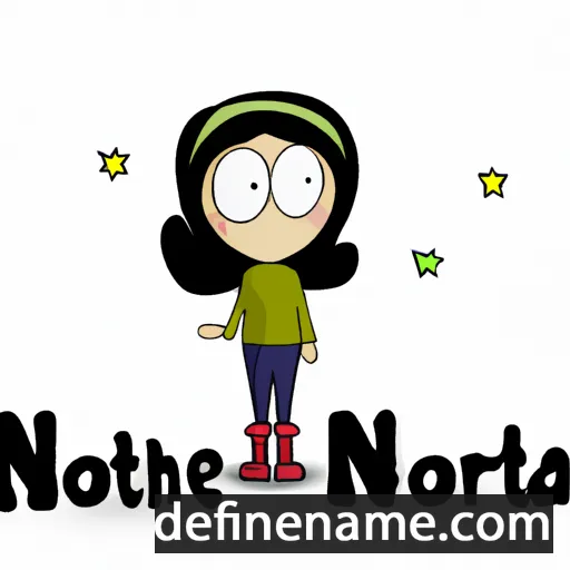 cartoon of the name Noreta