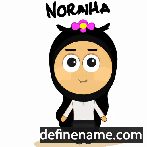 Norhana cartoon