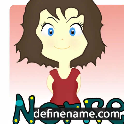 cartoon of the name Norie