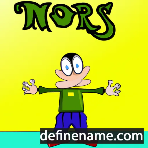 cartoon of the name Noris