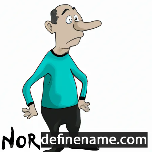 cartoon of the name Norleiv