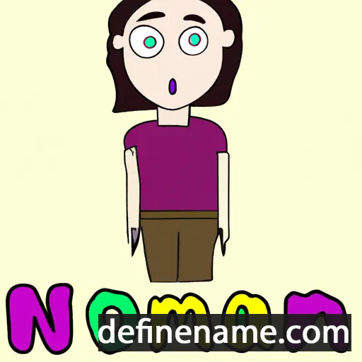 cartoon of the name Normalyn