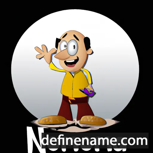 cartoon of the name Normanno