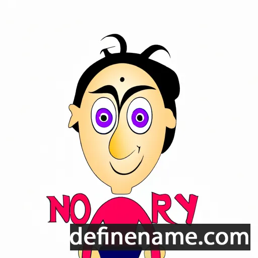 cartoon of the name Nory