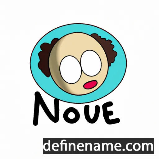 cartoon of the name Noué