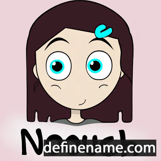 cartoon of the name Nouh