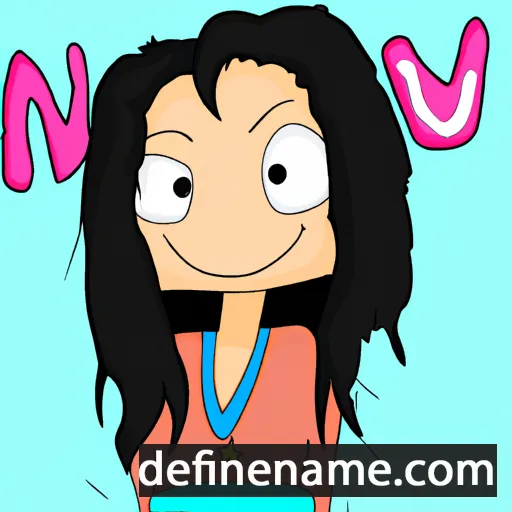 cartoon of the name Novi